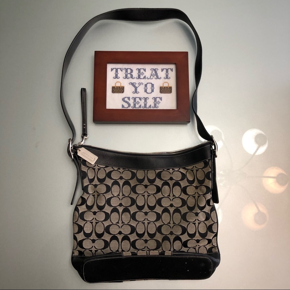 Coach Signature Logo Crossbody Bag